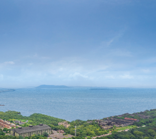 Eastern Waterfront view from Lodha Aureus Sewri